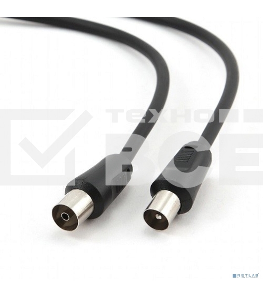 Кабель телевизионный Cablexpert, CCV-515-5M, Coaxial M/F, 5м