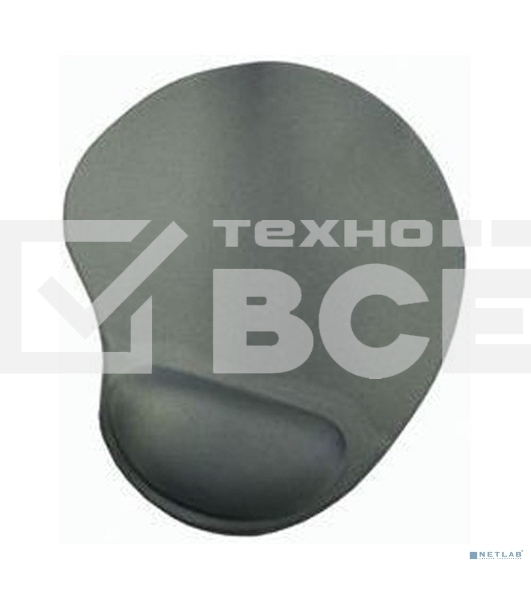 Коврик для мыши гелевый BU-GEL/grey, серый, 230х205х25, BURO