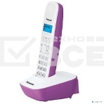 Телефон беспроводной (DECT) Panasonic KX-TG1611RUF (сиреневый) {АОН, Caller ID,12 мелодий звонка,подсветка дисплея,поиск трубки}, фото4