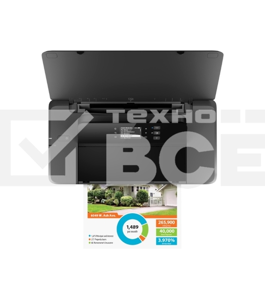 Принтер струйный HP OfficeJet 202 (N4K99C), A4, цветной, печ. до 10 стр/мин. (ч/б) до 7 стр/мин. (цвет), 1200 x 1200 dpi (ч/б) 1200 x 4800 dpi (цвет), USB, Wi-Fi