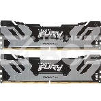 Оперативная память Kingston Fury Renegade, DDR5, 96Gb (2x48GB), 6400MHz, CL32, DIMM, с радиатором, серебристый, фото4