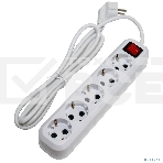 Сетевой фильтр 5bites SP5W-318 5S, 3x1.5мм2, 16A, ABS, 1.8M, белый, фото4