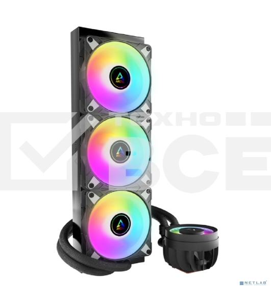 Жидкостная система охлаждения Arctic Liquid Freezer III 360 A-RGB черный, 120 мм, алюминий, 2800 об/мин, 26 дБ, 4 pin, 230 Вт
