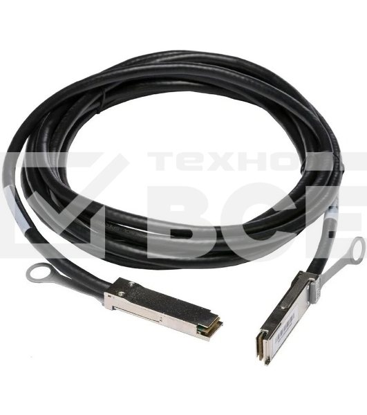 Пассивная кабельная сборка 100G, QSFP28, 30AWG, Passive, DAC, 1м Future Technologies FT-QSFP28-CabP-AWG30-1