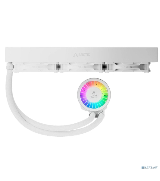 Система жидкостного охлаждения Arctic Cooling Liquid Freezer III Pro 360 ARGB Whte ACFRE00188A белый 120мм алюминий+медь 2500rpm 31db 4-pin