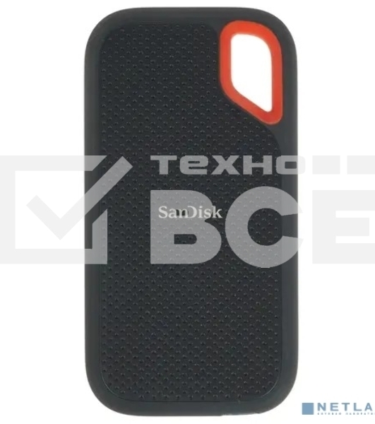 Внешний SSD SanDisk Extreme, 1TB, USB 3.2 Gen 2 Type-C, R/W 1050/1000, серый