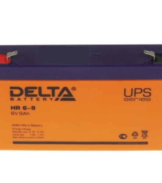 Батарея для ИБП Delta HR 6-9 (634W) (6V, 9Ah)