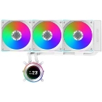 Система жидкостного охлаждения Lian-Li HydroShift II LCD-C 360CL ARGB Soc-AM5/AM4/1700/1851 белый 4-pin 31dB Al+Cu LCD Ret (G89.GHS2LCD36RW.R0), фото5