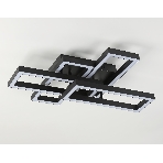 Потолочный светодиодный светильник Ambrella light FA1002/2+2 BK черный 65W 3000K-6400K 550*453*130 (ПДУ ИК), фото4