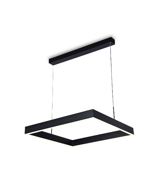 Светильник Ambrella light FA6626 BK черный 65W 600*600*720 (ПДУ РАДИО 2.4G)