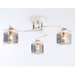 Светильник Ambrella light TR303217/3 WH/CH/SM белый/хром/дымчатый E27*3 max 60W D540*250, фото 1