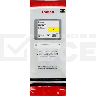 Картридж струйный Canon PFI-320 Y 2893C001 желтый (300мл) для Canon Canon imagePROGRAF TM-200/205