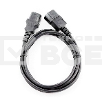 Кабель питания сист.блок-монитор Cablexpert PC-189-1-1.8M, 1.8м, C13-C14, 3x1кв.мм., черный, с заземлением, фото6