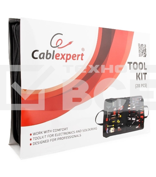 Монтажный инcтрумент Gembird TK-SOLDER набор инструментов (28 предметов)