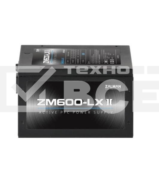 Блок питания Zalman ZM600-LXII RTL, 600Вт, 120мм, черный