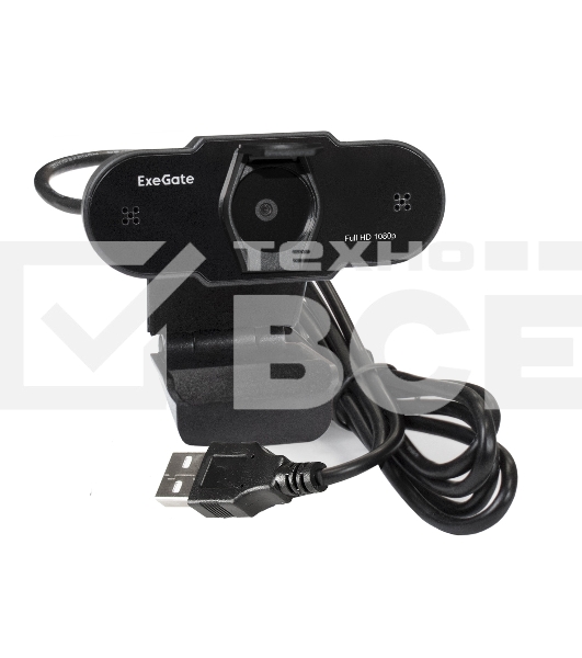 Веб-камера ExeGate EX287388RUS BlackView C615 FullHD Tripod (матрица 1/3
