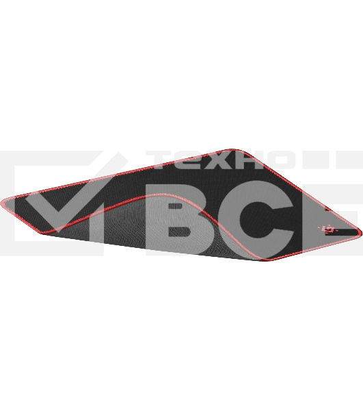 Игровой коврик DefenderBlack M 360x270x3 мм, ткань+резина