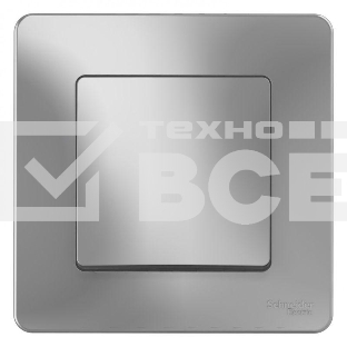 Выключатель 1-кл. СП BLANCA (сх.1) 10А 250В алюм. SchE BLNVS010103
