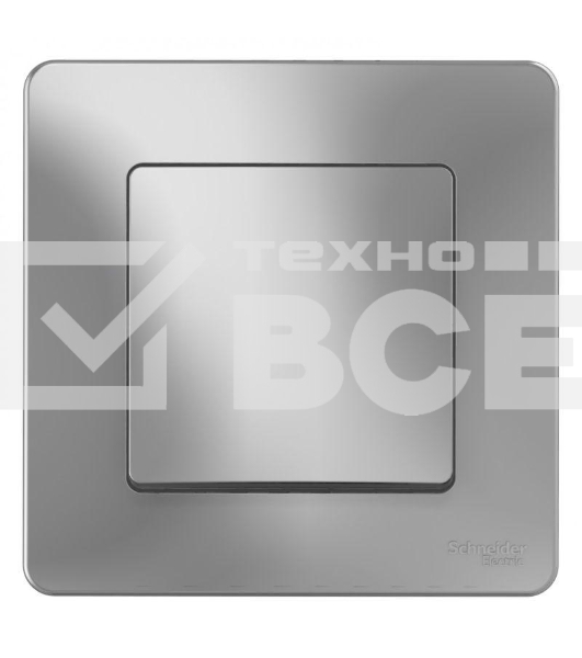 Выключатель 1-кл. СП BLANCA (сх.1) 10А 250В алюм. SchE BLNVS010103