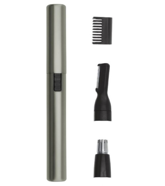 Триммер Wahl Micro Lithium серебристый (насадок в компл:3шт)