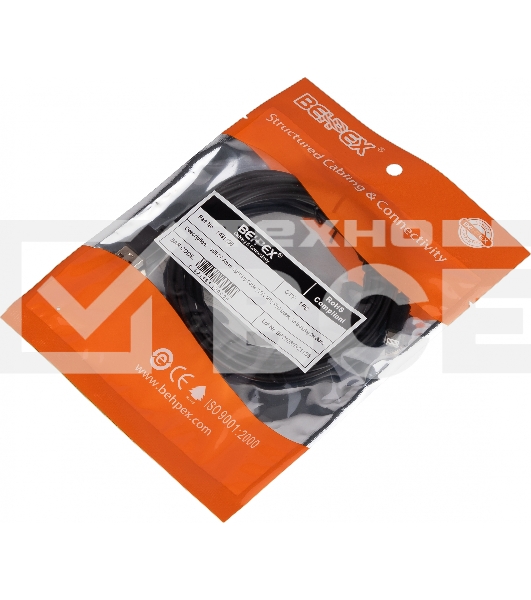 Кабель USB (m)-Lightning (m) 2м черный