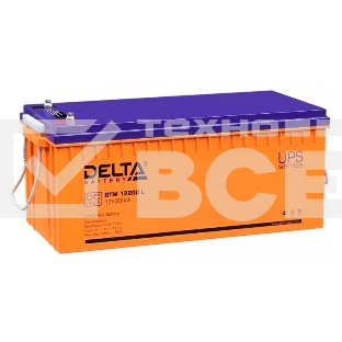 Батарея Delta DTM 12200 L (200 А\ч, 12В) свинцово- кислотный аккумулятор