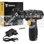 Дрель-шуруповерт Deko GCD12DU, 12 В, 2 Ач, аккумуляторная, ударная, фото3