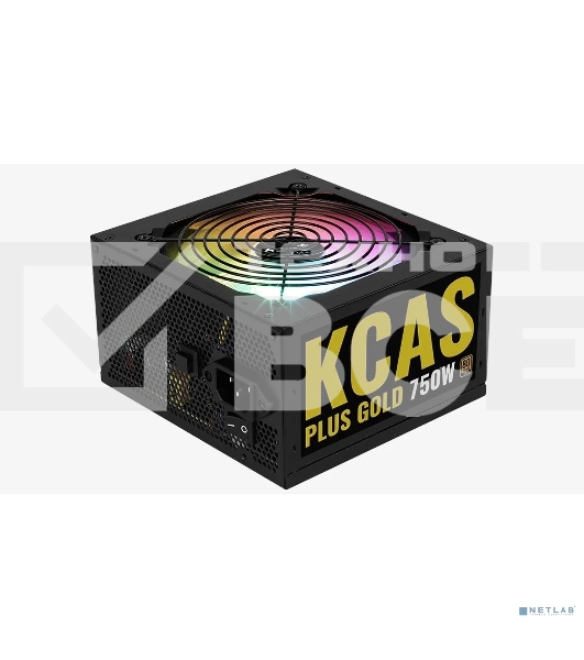 Блок питания Aerocool / Formula KCAS PLUS GOLD 750W (750W, ATX v2.4, APFC, Fan ARGB 12cm, 80+ Gold, Retail)