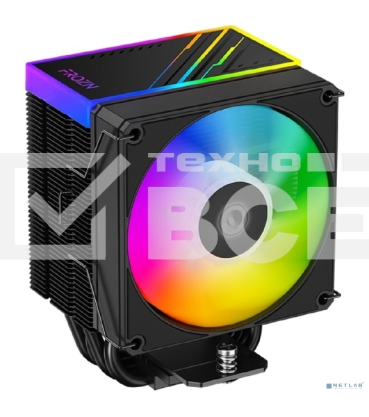 Кулер Cooler ID-Cooling FROZN A400 ARGB черный 92мм алюминий+медь 2200rpm 25.8db 4-pin 180W 123мм