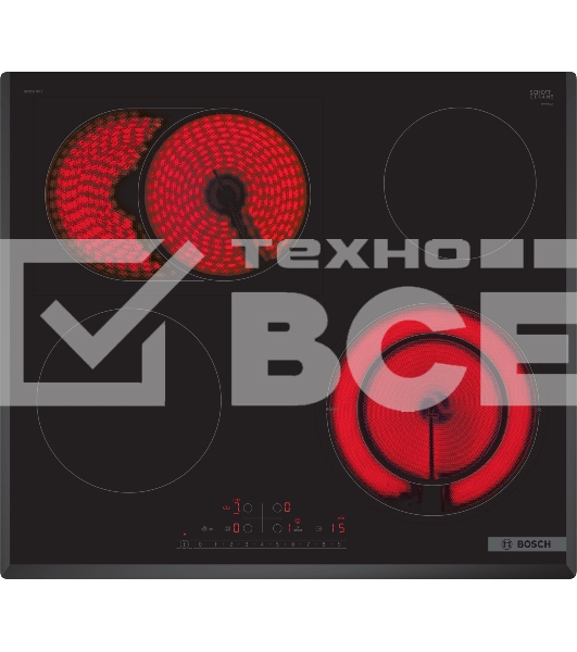Варочная поверхность Bosch PKN651FP2E черный