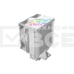 Кулер PCCooler R400 ARGB белый 92мм алюминий+медь 2200rpm 30db 4-pin 180W 133мм, фото10