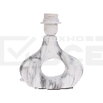 Светильник декоративный настольный Форте, основание кольцо под белый мрамор, черный абажур, цоколь Е27, 60Вт REXANT, фото3