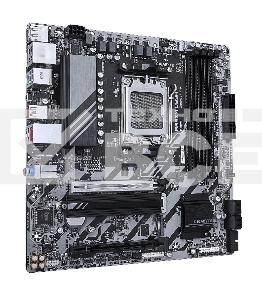 Материнская плата Gigabyte B850M DS3H, AM5, AMD B850, 4xDDR5, 4xSATA, 2xM.2, 1xPCIe 5.0 x16, 1xPCIe 3.0 x4, 1xHDMI, 2xDP, 1x 2.5Gb LAN, 3xUSB-A 3.2 Gen 1, 1xUSB-A 3.2 Gen 2, 4xUSB-A 2.0, 1xUSB-C 3.2 Gen 2, 3x3.5 мм, 7.1, mATX