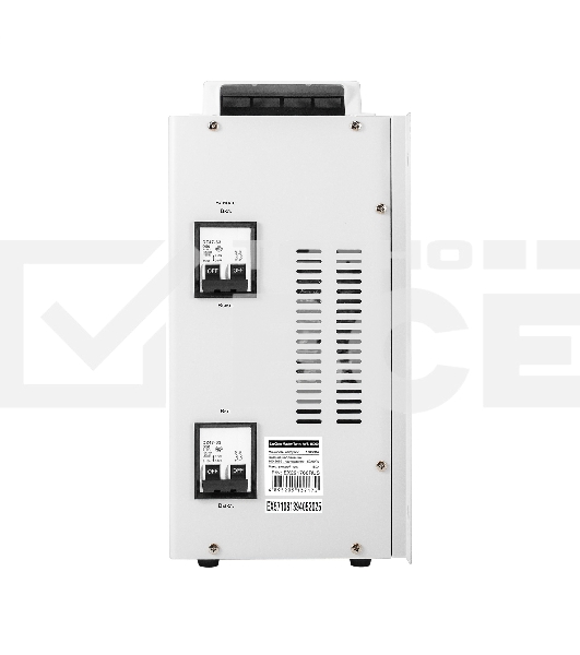 Стабилизатор напряжения настенный ExeGate Master Turbo AVS-15000 (15000ВА, вход 100-265В, цветной дисплей, выход 220В±8%, КПД 98%, 5 уровней защиты, задержка, усиленный метал.корпус, 1*Schuko+клем.колодка, RTL)