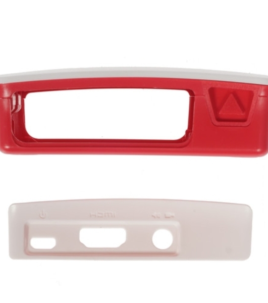 Корпус RA129 red-белый для микрокомпьютера Raspberry Pi 3. ACD Red+White ABS Plastic case for Raspberry Pi 3