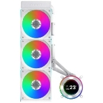 Система жидкостного охлаждения Lian-Li HydroShift II LCD-C 360CL ARGB Soc-AM5/AM4/1700/1851 белый 4-pin 31dB Al+Cu LCD Ret (G89.GHS2LCD36RW.R0), фото4