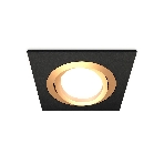 Комплект встраиваемого поворотного светильника Ambrella light XC7632083 SBK/PYG черный песок/золото желтое полированное MR16 GU5.3 (C7632, N7004), фото3