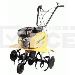 CHAMPION BC 7712(4,1/6,5 кВт/л.с. 196см3, вес 52,5кг,  макс. обороты двигателя, 3600 обор./мин., глубина/ширина вспашки 330/550-850 мм, передаточное число (понижающее)30:1, количество скоростей (вперед/назад)1/1.)