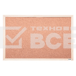 Демонстрационная доска Cactus CS-CWBD-60X90 пробка пробковая 60x90см деревянная рама коричневый