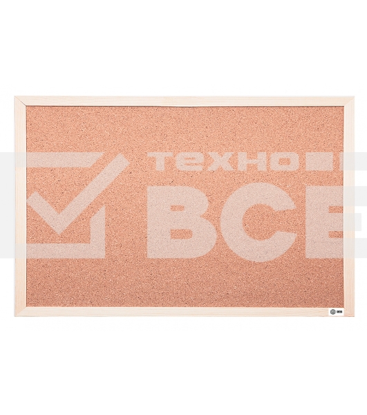 Демонстрационная доска Cactus CS-CWBD-60X90 пробка пробковая 60x90см деревянная рама коричневый