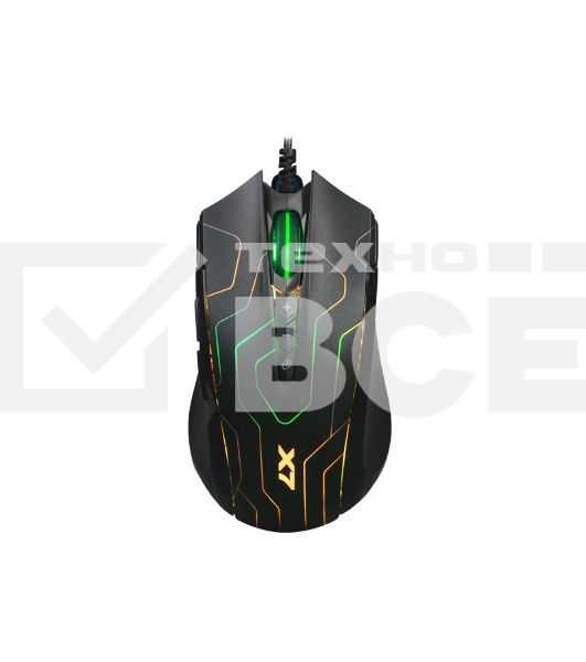 Мышь проводная A4Tech X89 черный, 2400 dpi, USB, кнопки - 8