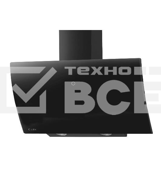 Вытяжка каминная Lex Plaza GS 900 BL черный управление: сенсорное (1 мотор)