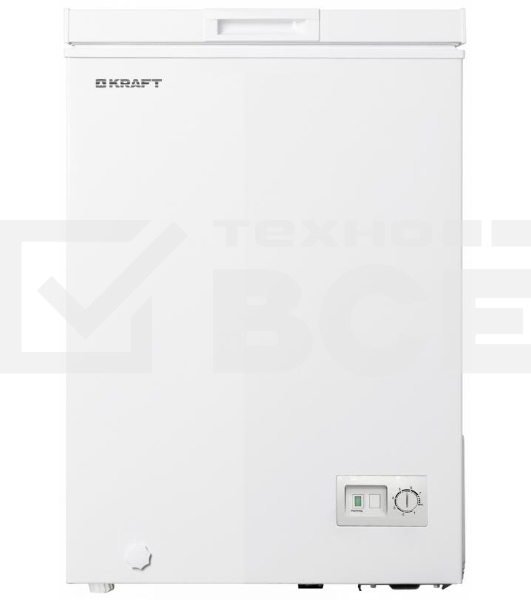Морозильный ларь Kraft BD(W)-135QX, белый, 105л