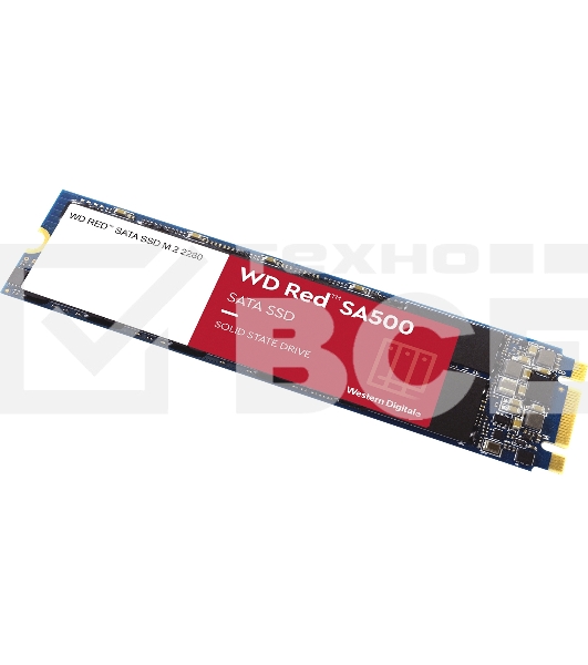 Накопитель SSD SSD WD 2Tb Red™ SA500 NAS 3D NAND M2.2280 SATA-3 (TLC)  M.2(22x80mm), R/W 560/530MB/s
