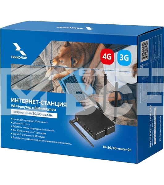 Роутер беспроводной Триколор TR-3G/4G-router-02 (046/91/00054231) 3G/4G