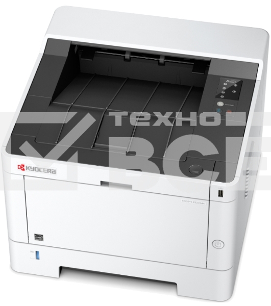 Принтер лазерный Kyocera Ecosys P2235dn (1102RV3NL0), A4, ч/б, печ. до 35 стр/мин., 1200 x 1200 dpi, USB, RJ-45
