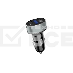 Авто ЗУ + LED дисплей/ HOCO HC-76605 Z26/ 2 USB/ Выход: 10.5W/ черный, фото2
