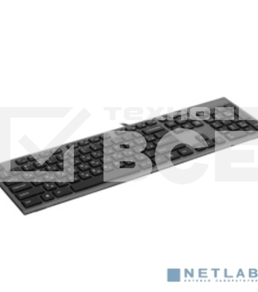 Клавиатура A4Tech KV-300H серый/черный USB slim