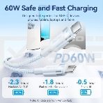 Кабель Vention USB 2.0 CM/CM - 2м. Черный 3А PD60W, фото2