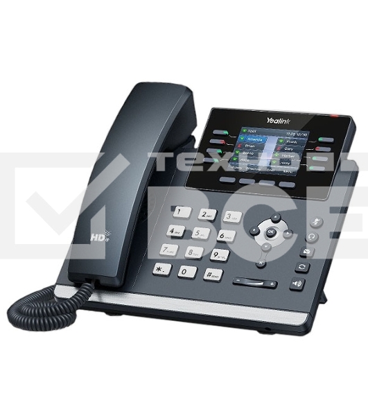 IP-телефон YEALINK SIP-T44W, 12 аккаунтов, 2 порта USB, Wi-Fi, цветной экран 2.8